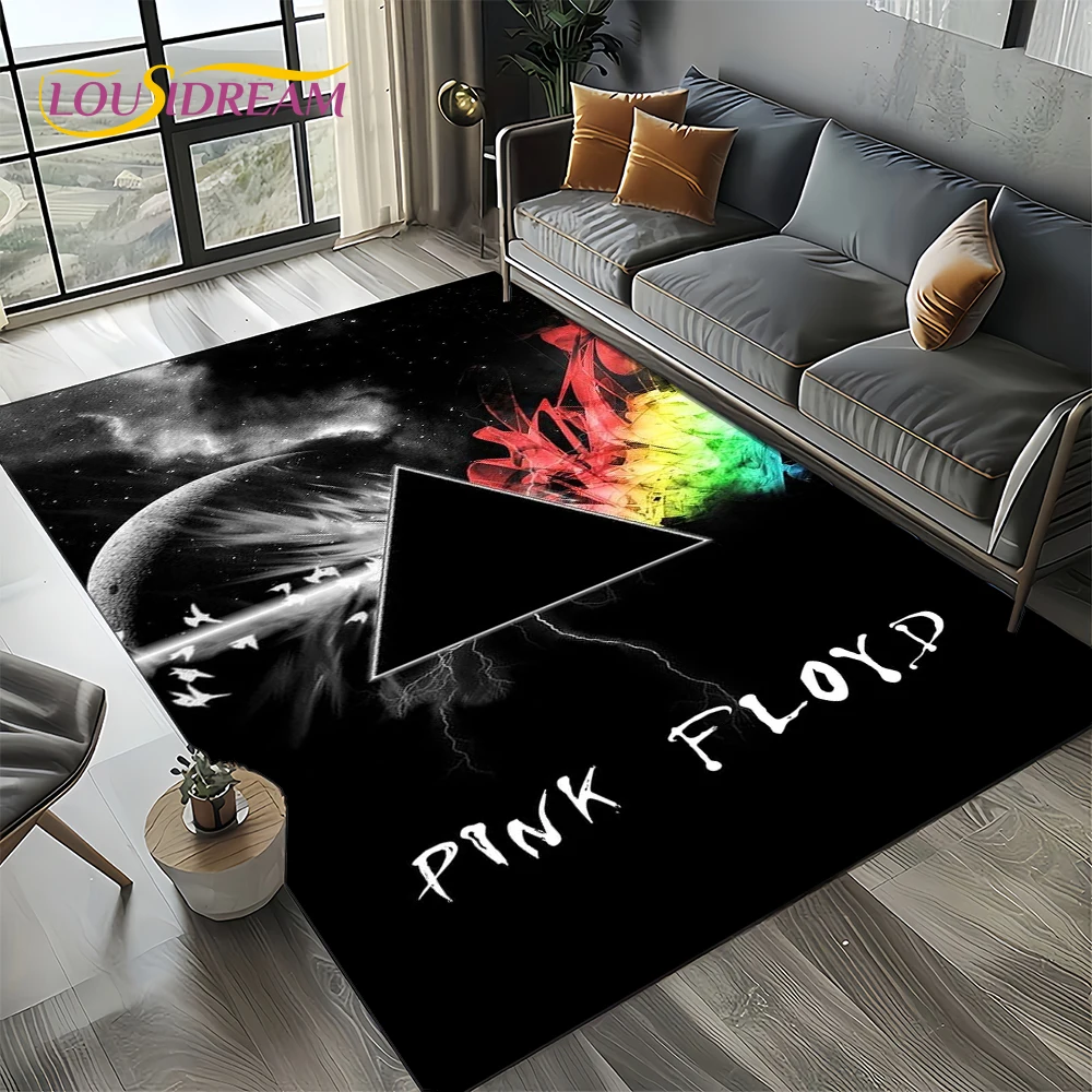 Home Textiles Sale - 3D Pembe F-Floyd Rock Grubu Müzik