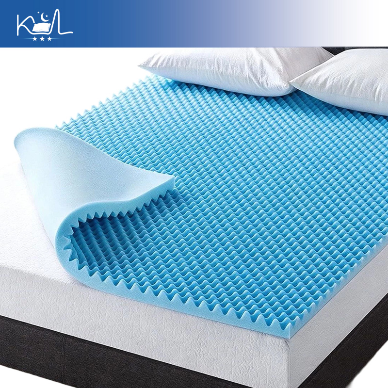 Mattress Pad Topper - Mavi Sünger Yatak Pedi, Ev ve