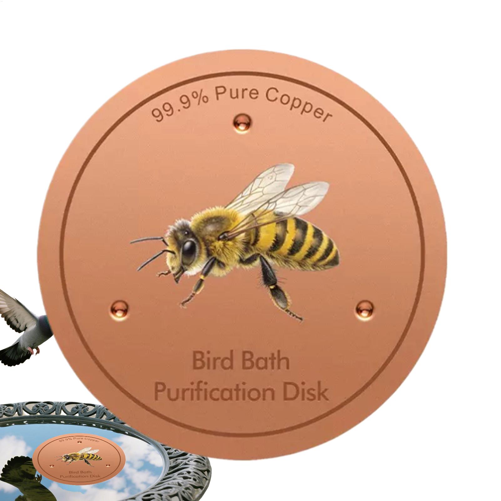 P & C Home Textiles Usa - 10cm Arı Desenli Kuş Banyosu Disk