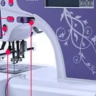 Home Textiles Logo - Profesyonel Dijital Nakış Makinesi, Tekstil için