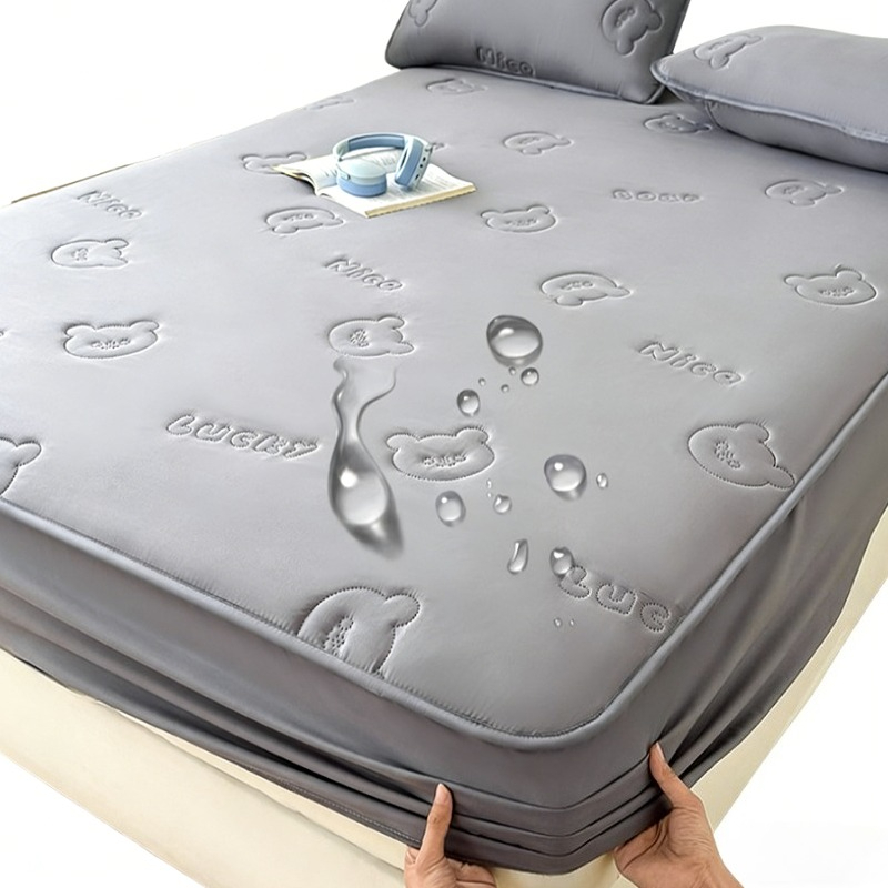 Mattress Pad Topper - Ultrasonik Kapitone Kraliçe Boy Çarşaf Su
