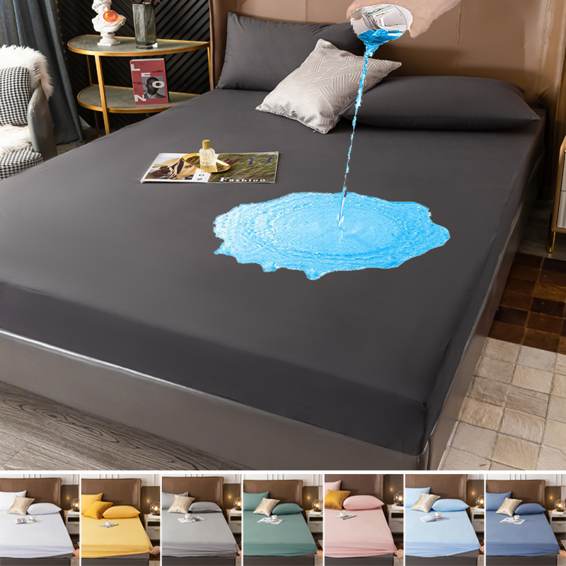 Mattress Pad Topper - 100% Su Geçirmez Yatak Kapakları Koruyucu