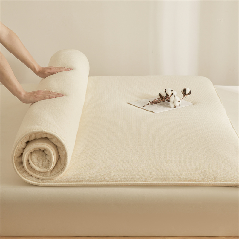 Mattress Pad Topper - Balık pulu desenli tamamen pamuklu yorgan