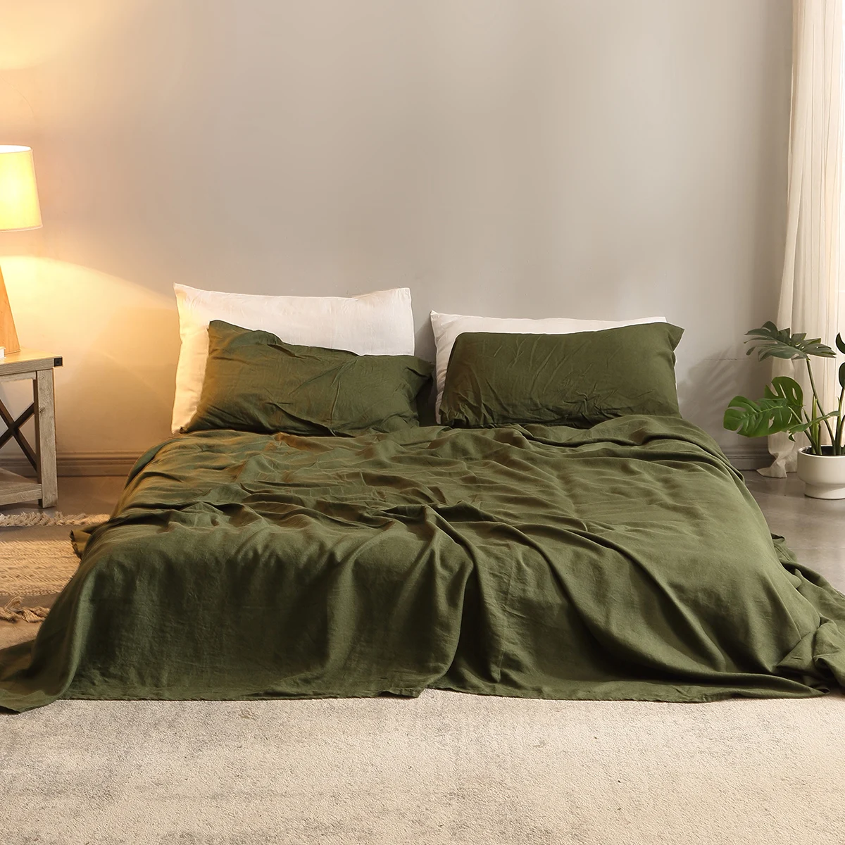 Fitted Sheet Deep - Yatak çarşafı takım 4 parça 100%